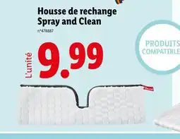 Lidl Housse de recharge spray and clean offre