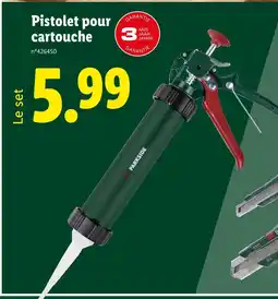 Lidl PARKSIDE Pistolet pour cartouche offre