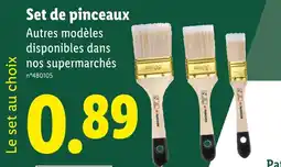 Lidl Set de pinceaux offre
