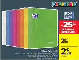 Carrefour Express Oxford - cahier easybook offre