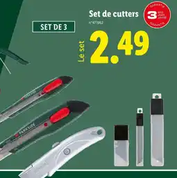 Lidl PARKSIDE Set de cutters offre