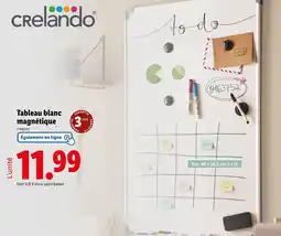 Lidl Crelando Tableau blanc magnétique offre