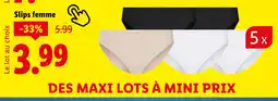 Lidl Slips femme offre
