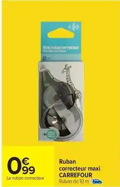 Carrefour Express Carrefour - ruban correcteur maxi offre