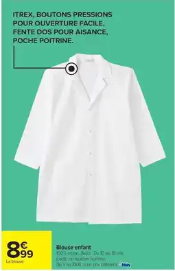 Carrefour Express Facile - blouse enfant offre