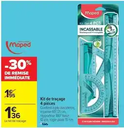 Carrefour Express Maped - kit de tracage 4 pieces offre