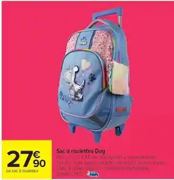 Carrefour Express Dim - sac à roulettes dog offre