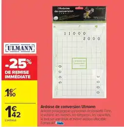 Carrefour Express Ardoise de conversion offre