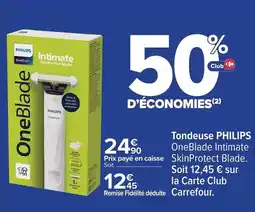 Carrefour Express Philips - tondeuse offre