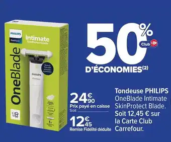 Carrefour Express Philips - tondeuse offre