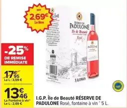 Carrefour Express Réserve de padulone - i.g.p. île de beauté offre