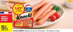 Carrefour Express Herta - knacki offre