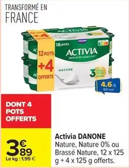 Carrefour Express Danone - activia offre