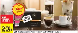 Carrefour Express Carte noire - café moulu classique giga format offre