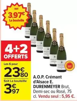 Carrefour Express E.durenmeyer - a.o.p. crémant d'alsace offre