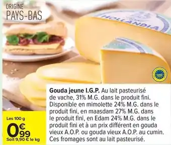 Carrefour Express Gouda jeune i.g.p offre