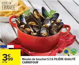 Carrefour Express Carrefour - moules de bouchot s.t.g filière qualité offre