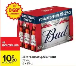 Carrefour Express Bud - bière format spécial offre