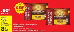 Carrefour Express Grimbergen - bière d'abbaye format spécial offre