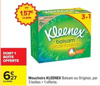 Carrefour Express Kleenex - mouchoirs offre