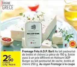 Carrefour Express Fromage feta a.o.p. baril offre