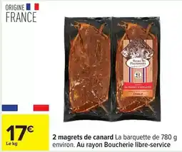 Carrefour Express Magrets de canard offre