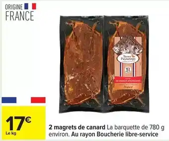 Carrefour Express Magrets de canard offre