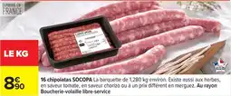 Carrefour Express Socopa - chipolatas offre