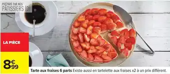 Carrefour Express Tarte aux fraises offre