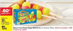 Carrefour Express Nestlé - glace à l'eau pirulo happy offre