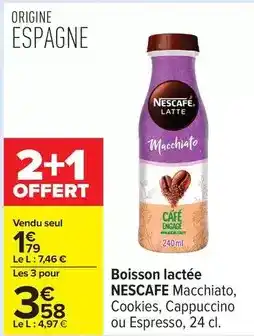 Carrefour Express Nescafé - boisson lactée offre