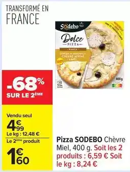 Carrefour Express Sodebo - pizza offre