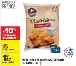 Carrefour Express Carrefour original - madeleines coquilles offre