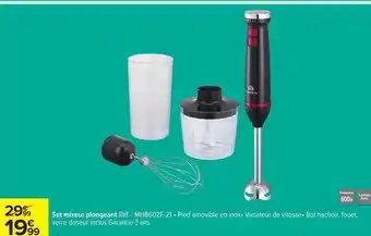 Carrefour Express Mandine - set mixeur plopance réf. : mh8602f2-21 offre