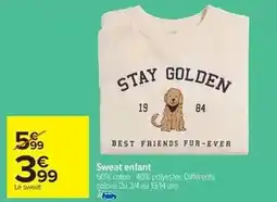 Carrefour Express Sweat enfant offre