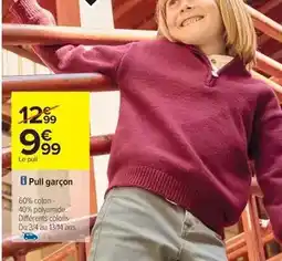 Carrefour Express Pull garçon offre