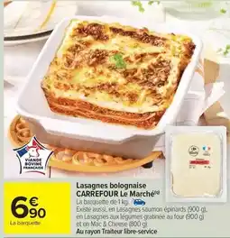 Carrefour Express Carrefour - lasagnes bolognaise le marche offre