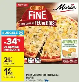Carrefour Express Marie - pizza crousti fine offre