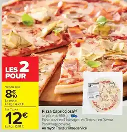 Carrefour Express Pizza capricciosa offre