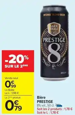 Carrefour Express Prestige - bière offre