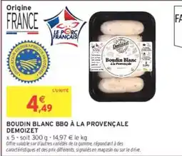 Intermarché Fa - boudin blanc bbq à la provençale offre