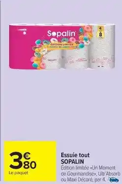 Carrefour Express Sopalin - essuie tout offre