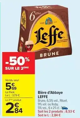 Carrefour Express Leffe - bière d'abbaye offre