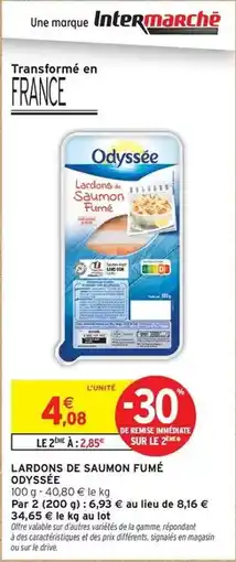 Intermarché Express Odyssée - lardons de saumon fume offre