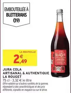 Intermarché Jura - cola artisanal & authentique offre