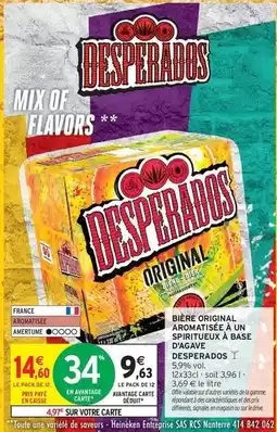 Intermarché Express Mix - bière original aromatisé a l'un prix tuc a l'a base desperados offre