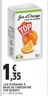 Intermarché Express Orange - jus d'orange a base de concentré offre