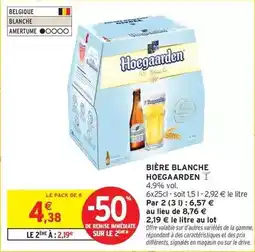 Intermarché Express Hoegaarden - bière blanche offre