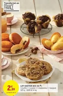 Intermarché Express Mix - lot goûter x4 offre