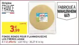 Intermarché Adam - fonds ronds pour flammekueche offre